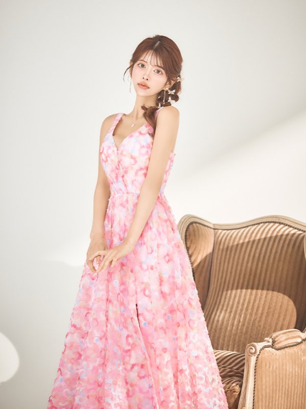 ピンク モデル:まりん 身長:164cm 着用サイズ:Sサイズ