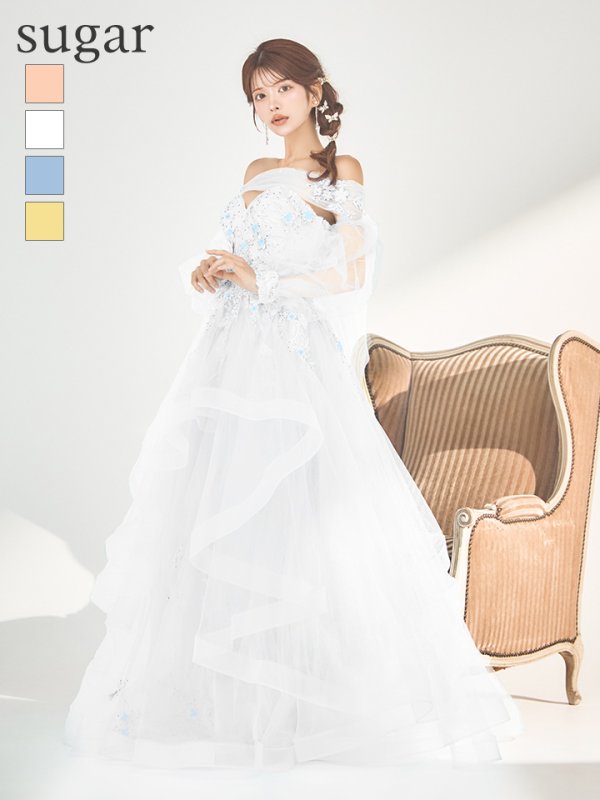 ホワイト モデル：まりん　身長：164cm　着用サイズ：Sサイズ