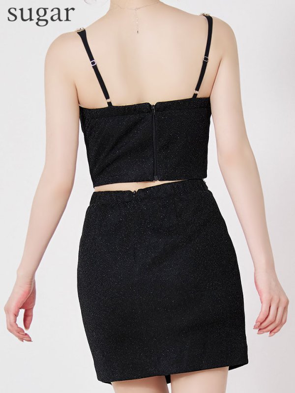 ブラック モデル：ゆめ　身長：160cm　着用サイズ：Sサイズ