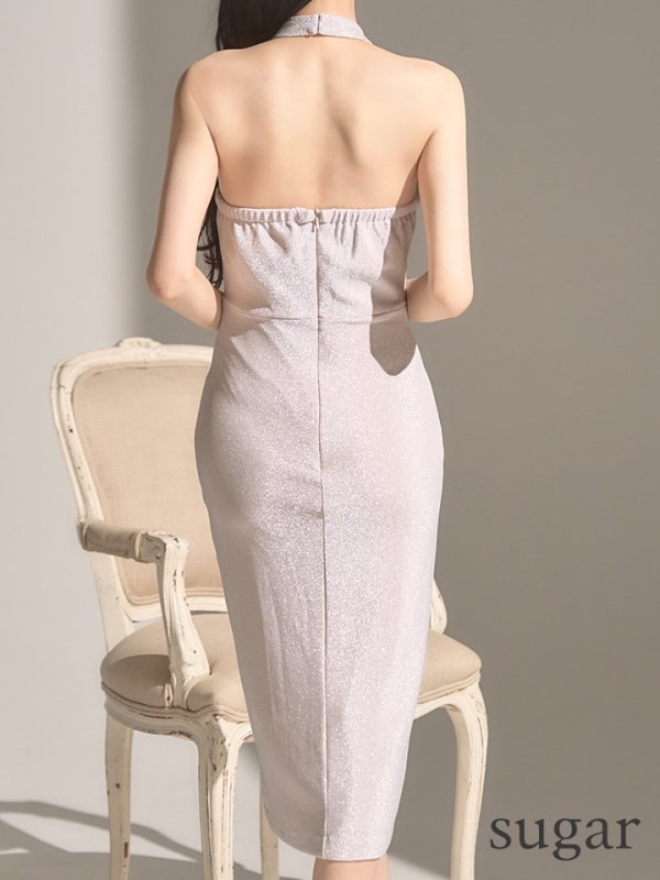 シャンパンローズ　モデル：まおちゃる　身長：158cm　着用サイズ：Sサイズ