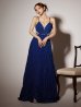 ダークブルー モデル：真優川咲　身長：158cm　着用サイズ：Sサイズ