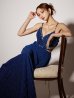 ダークブルー モデル：真優川咲　身長：158cm　着用サイズ：Sサイズ