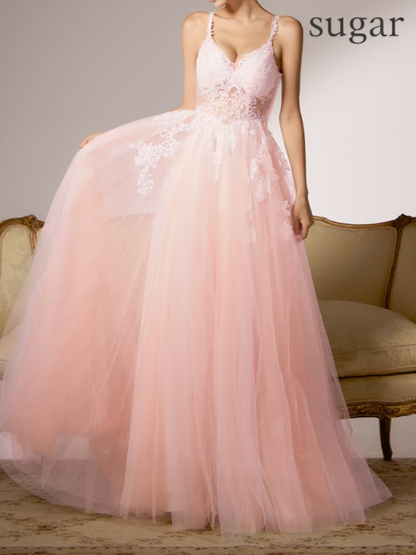 ピンク モデル：まりん　身長：164cm　着用サイズ：Mサイズ