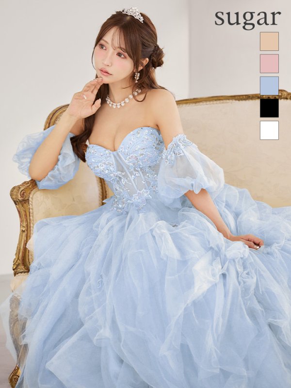 ブルー　モデル：三上悠亜　身長：159cm　着用サイズ：Sサイズ
