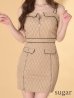 モカベージュ モデル：ゆめ　身長：160cm　着用サイズ：Sサイズ