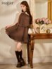 ブラウン　モデル：ももか　身長：156cm　着用サイズ：Sサイズ