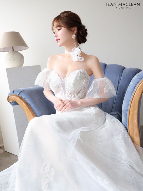 ホワイト　モデル：ゆめ　身長：160cm　着用サイズ：Mサイズ