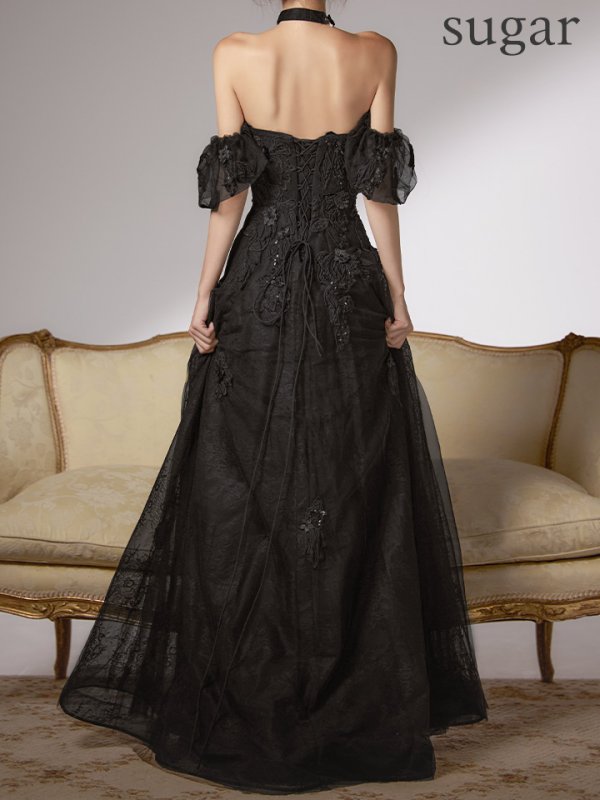 ブラック　モデル：まりん　身長：164cm　着用サイズ：Sサイズ