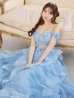 ブルー　モデル：三上悠亜　身長：159cm　着用サイズ：Sサイズ