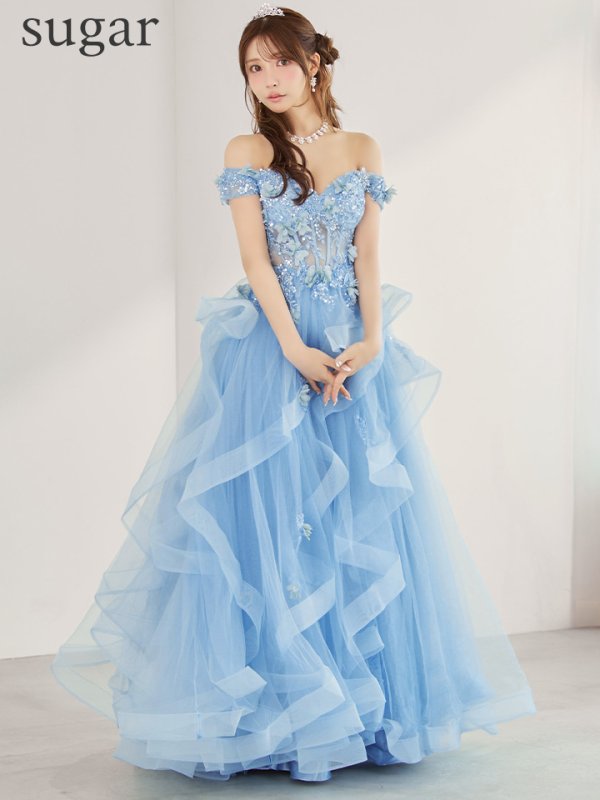 ブルー　モデル：三上悠亜　身長：159cm　着用サイズ：Sサイズ