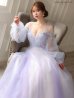 ブルーラベンダー　モデル：ゆめ　身長：160cm　着用サイズ：Mサイズ