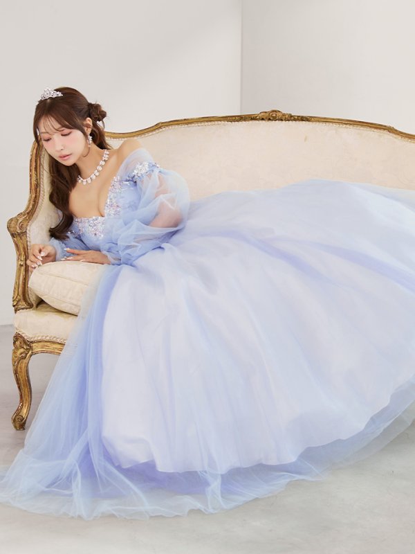 ブルーラベンダー　モデル：三上悠亜　身長：159cm　着用サイズ：Sサイズ