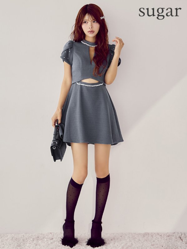 ダークグレー モデル：まりん　身長：164cm　着用サイズ：Sサイズ