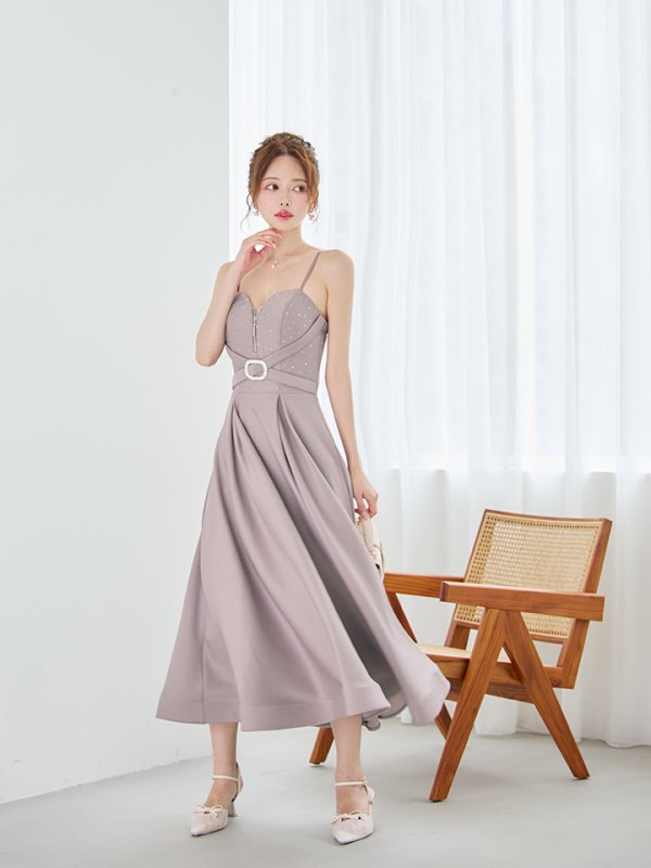 グレイッシュモーヴ モデル：ゆめ　身長：160cm　着用サイズ：Sサイズ