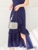 パープルネイビー モデル：ゆめ　身長：160cm　着用サイズ：Sサイズ