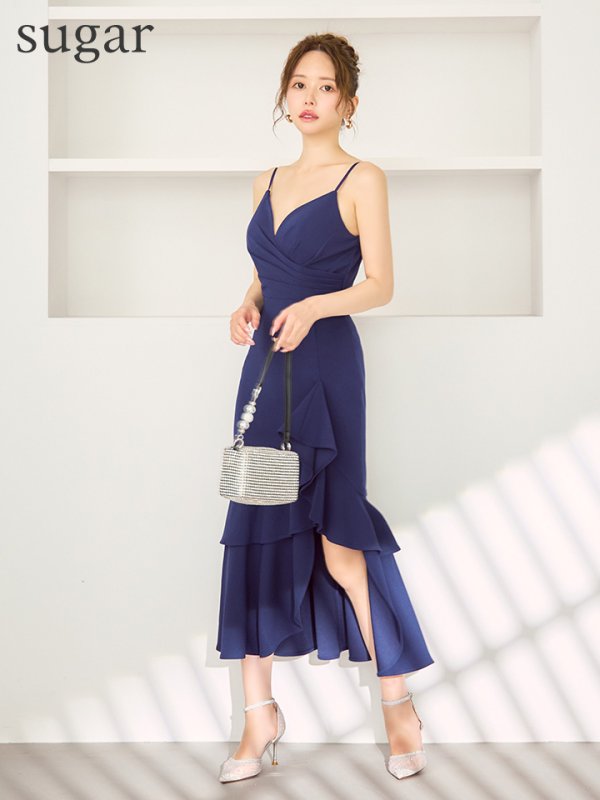 パープルネイビー モデル：ゆめ　身長：160cm　着用サイズ：Sサイズ