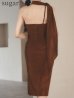 チョコブラウン モデル：まおちゃる　身長：158cm:Sサイズ
