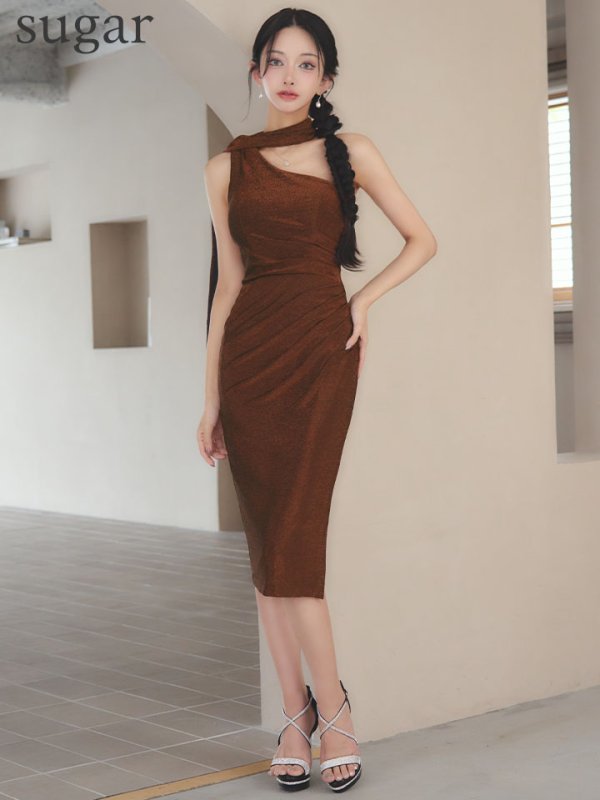 チョコブラウン モデル：まおちゃる　身長：158cm:Sサイズ