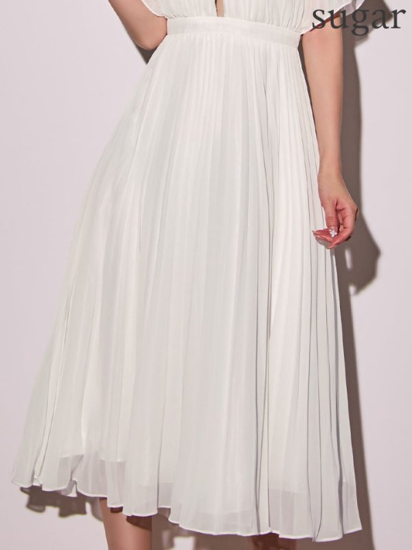 ホワイト　モデル：ゆめ　身長：160cm　着用サイズ：Sサイズ