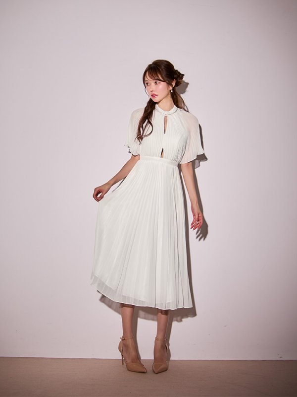 ホワイト　モデル：ゆめ　身長：160cm　着用サイズ：Sサイズ