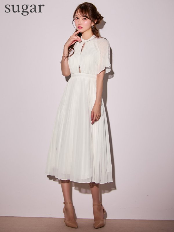 ホワイト　モデル：ゆめ　身長：160cm　着用サイズ：Sサイズ