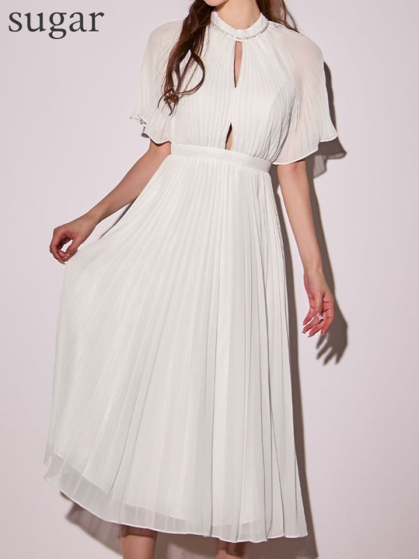 ホワイト　モデル：ゆめ　身長：160cm　着用サイズ：Sサイズ