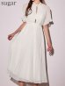ホワイト　モデル：ゆめ　身長：160cm　着用サイズ：Sサイズ
