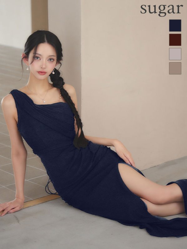 ネイビー モデル：まおちゃる　身長：158cm:Mサイズ