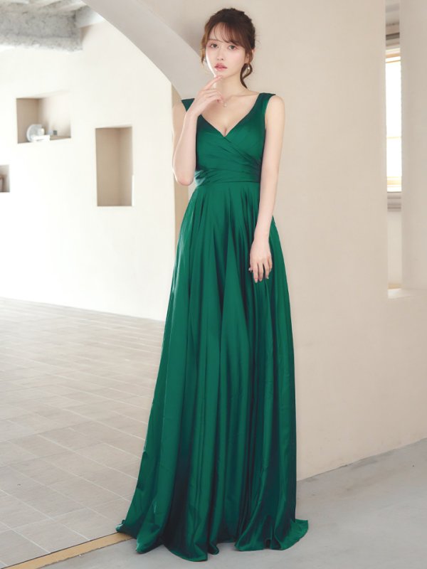 グリーン　モデル：ゆめ　身長：160cm　着用サイズ：Sサイズ