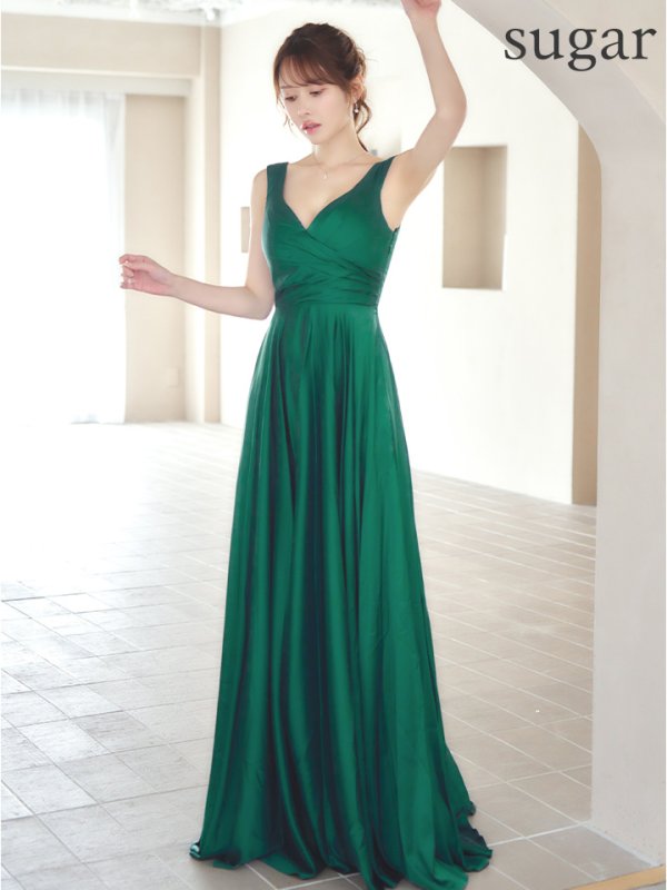 グリーン　モデル：ゆめ　身長：160cm　着用サイズ：Sサイズ