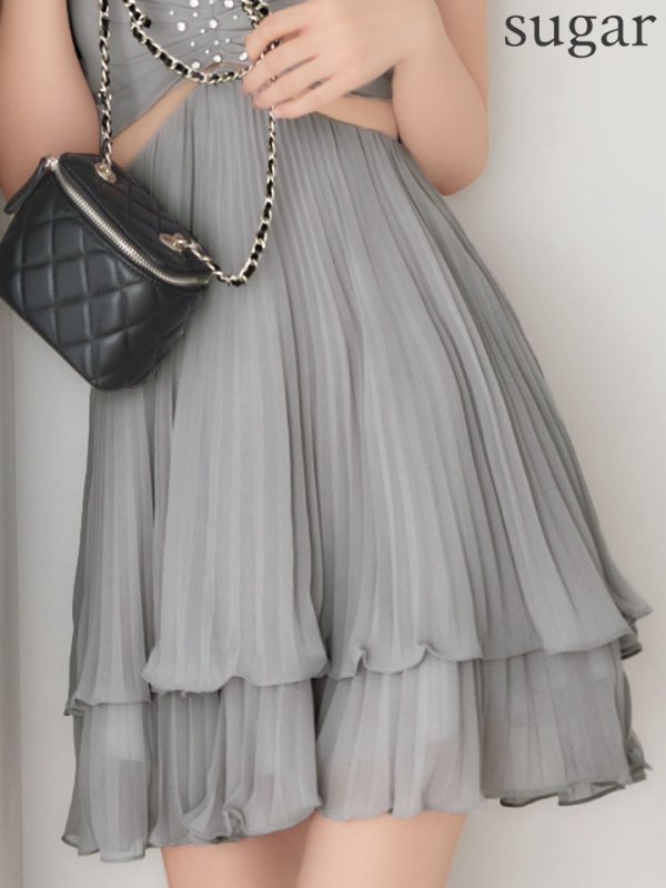 グレー　モデル：れみ　身長：163cm　着用サイズ：Sサイズ