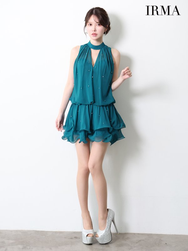 グリーン モデル：ゆめ　身長：160cm　着用サイズ：Sサイズ