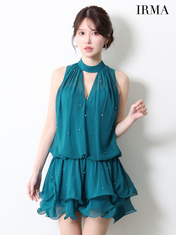 グリーン モデル：ゆめ　身長：160cm　着用サイズ：Sサイズ