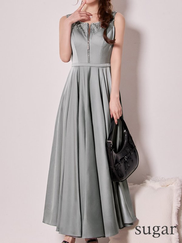 グレー　モデル：ゆめ　身長：160cm　着用サイズ：Sサイズ