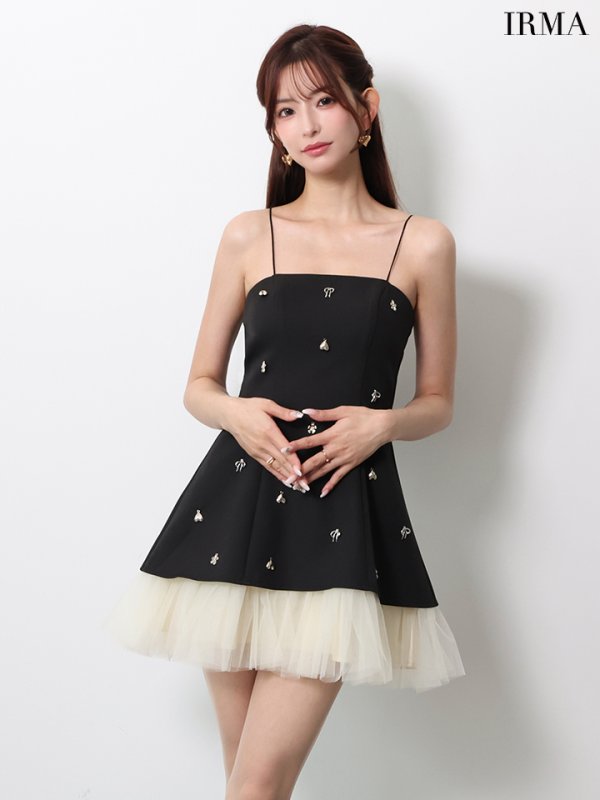 ブラック　モデル：あみ　身長：163cm　着用サイズ：Sサイズ