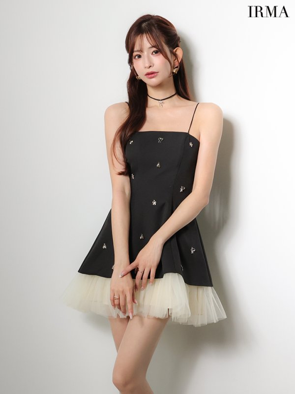 ブラック　モデル：あみ　身長：163cm　着用サイズ：Sサイズ