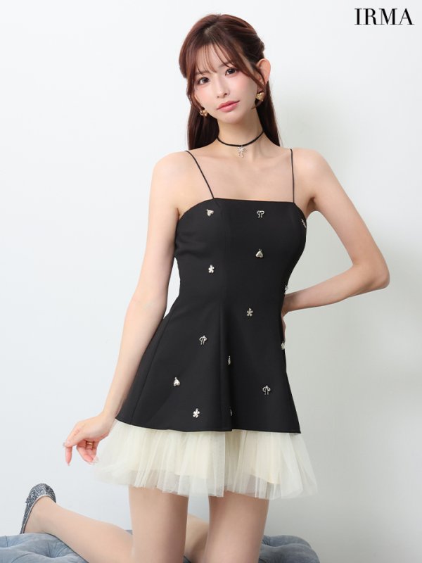 ブラック　モデル：あみ　身長：163cm　着用サイズ：Sサイズ