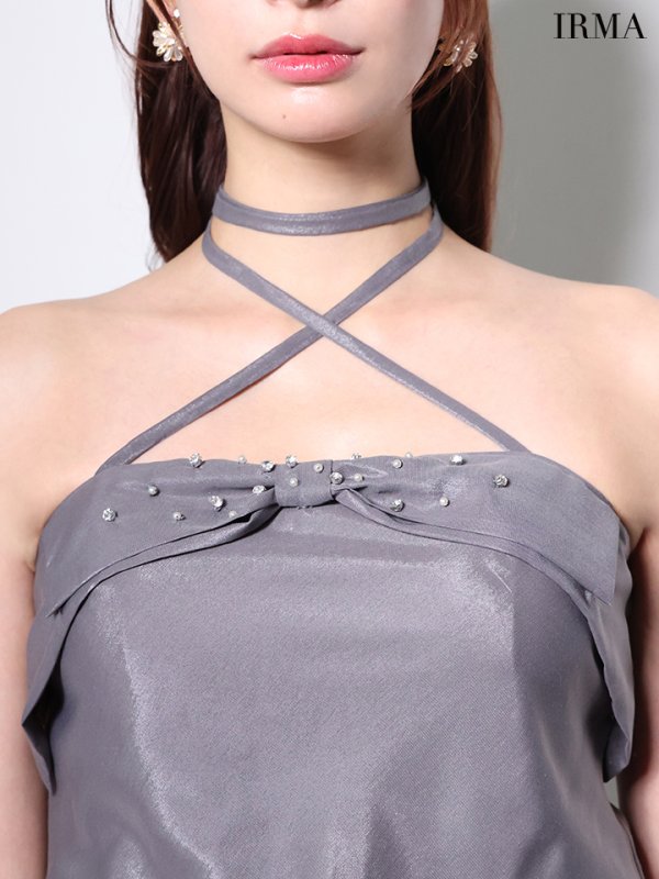 グレー　モデル：あみ　身長：163cm　着用サイズ：Sサイズ