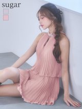 XSサイズあり【IRMA/イルマ】フリル/ シフォン/ ノースリーブ/ アメスリ/ フレア/ ミニドレス/ キャバドレス[OF2A]