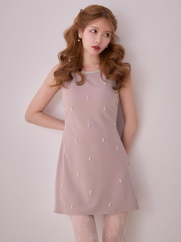 モーヴピンク　モデル：ゆめ　身長：160cm　着用サイズ：Sサイズ