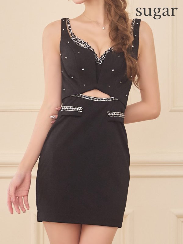 ブラック　モデル：るりぴ　身長：165cm　着用サイズ：Sサイズ