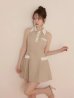 ベージュ　モデル：ゆめ　身長：160cm　着用サイズ：Sサイズ