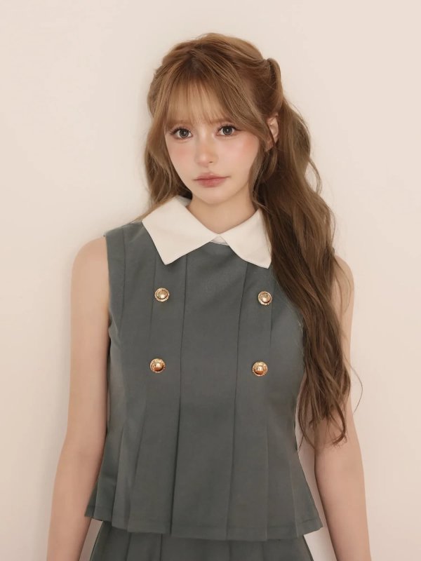 グレー モデル：咲希　身長：164cm　着用サイズ：Sサイズ
