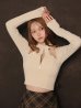 アイボリー　モデル：しおん　身長：158cm　着用サイズ：Sサイズ