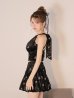 ブラック　モデル：まりん　身長：164cm　着用サイズ：Sサイズ