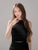 ブラック　モデル：しおん　身長158cm　着用サイズ：Sサイズ