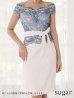 画像5: ☆人気の為再入荷☆XLサイズあり【Alice/アリス】オフショルダー/ スカラップ/ フラワーレース/ セットアップ/ ミディアム丈/ミニドレス/ キャバドレス【HC03】 (5)