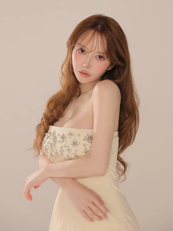 アイボリー　モデル：ゆめ　身長：160cm　着用サイズ：Sサイズ