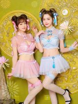 【即日発送】フェミニンチャイナドレス《ハロウィンコスプレ8点セット》【Dreamy Doll/ドリーミードール】[HC02]