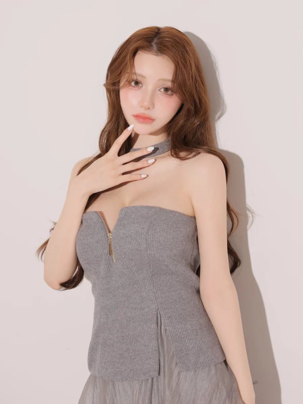 グレー　モデル：ももか　身長：156cm　着用サイズ：Sサイズ